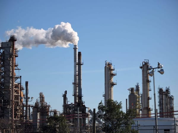 An oil refinery in Chalmette, Louisiana